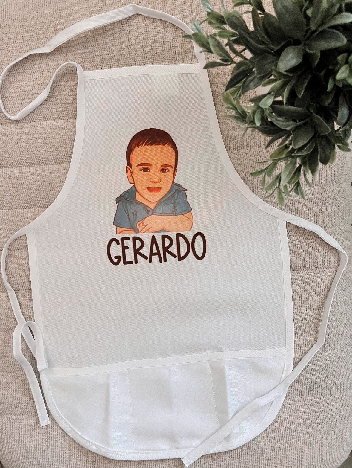 Delantal infantil personalizado