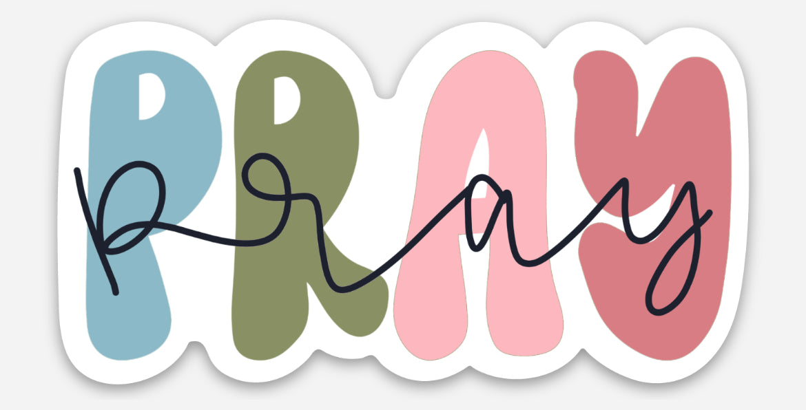 Pray Sticker