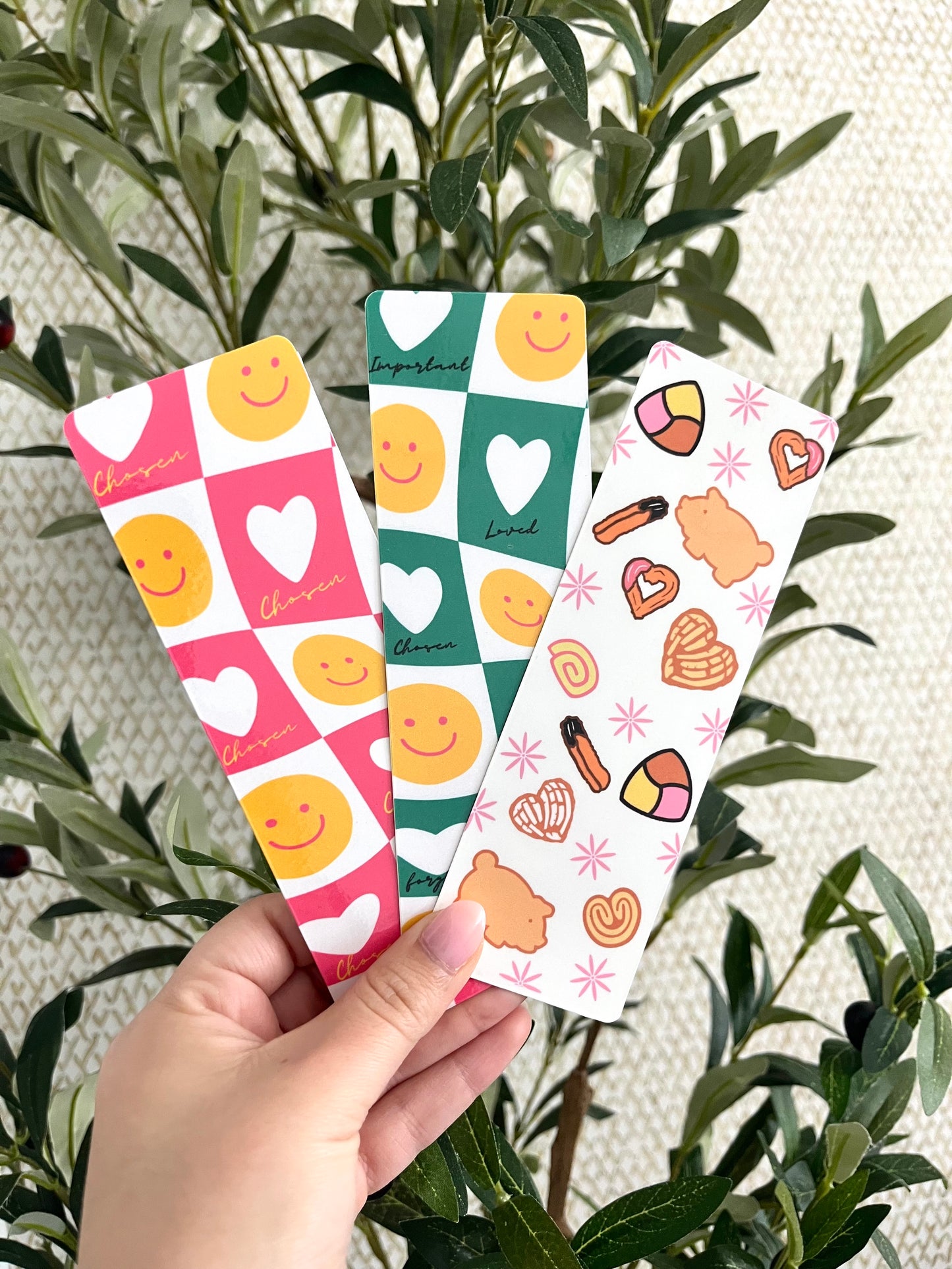 Smiley Face/Pan Dulce Bookmarks