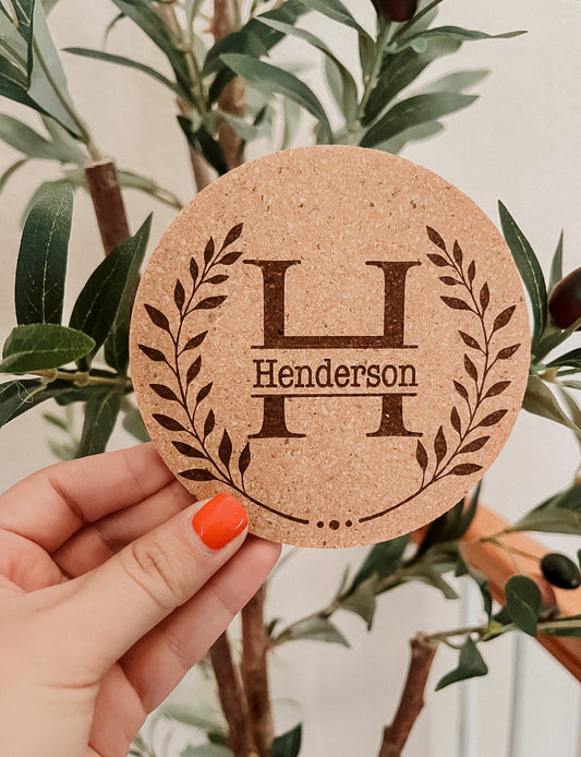 Letter Split Coaster
