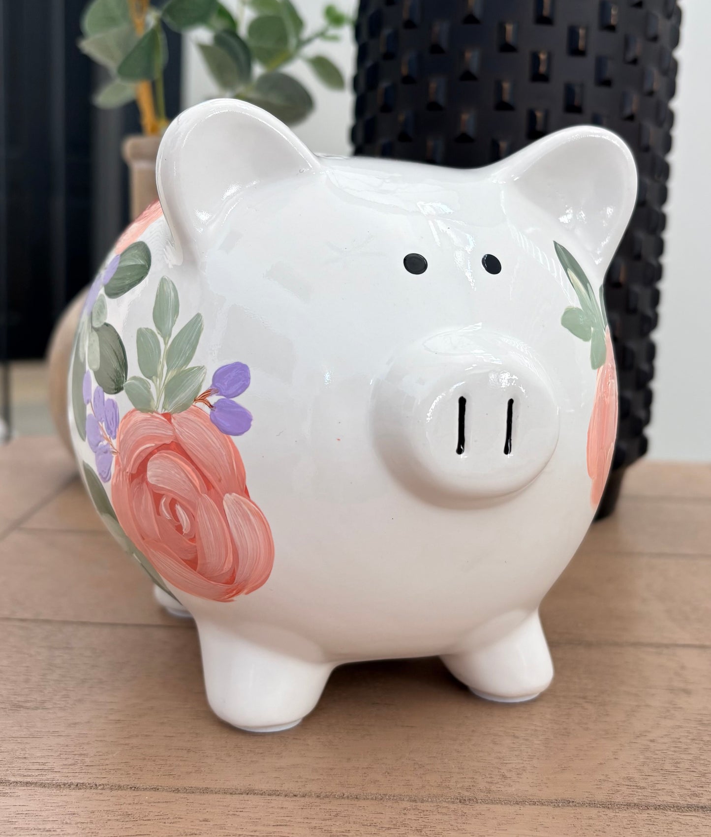 Hand Painted Piggy Bank