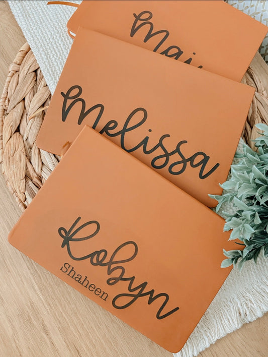 Engraved Name and last name Journal
