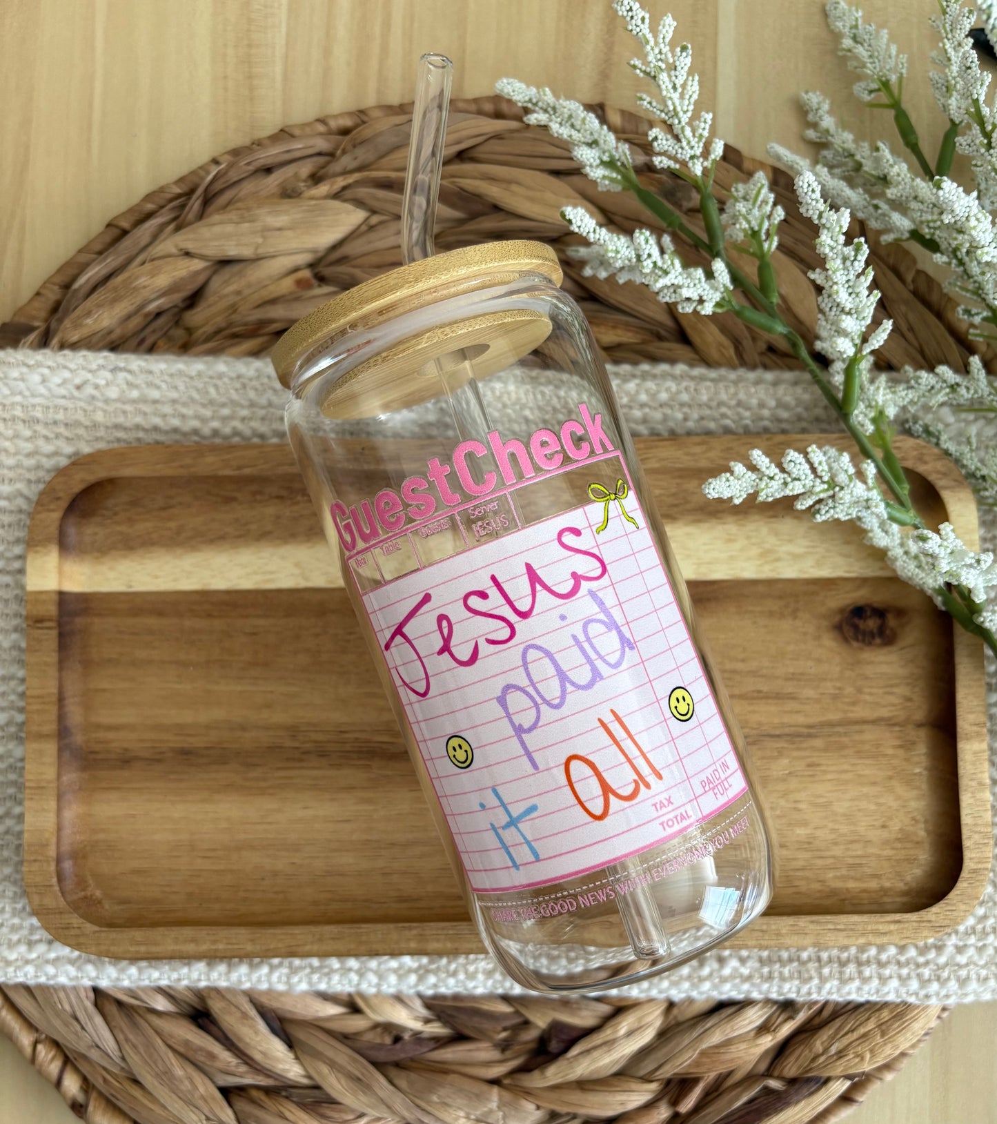 Jesus paid it all Libby Cup