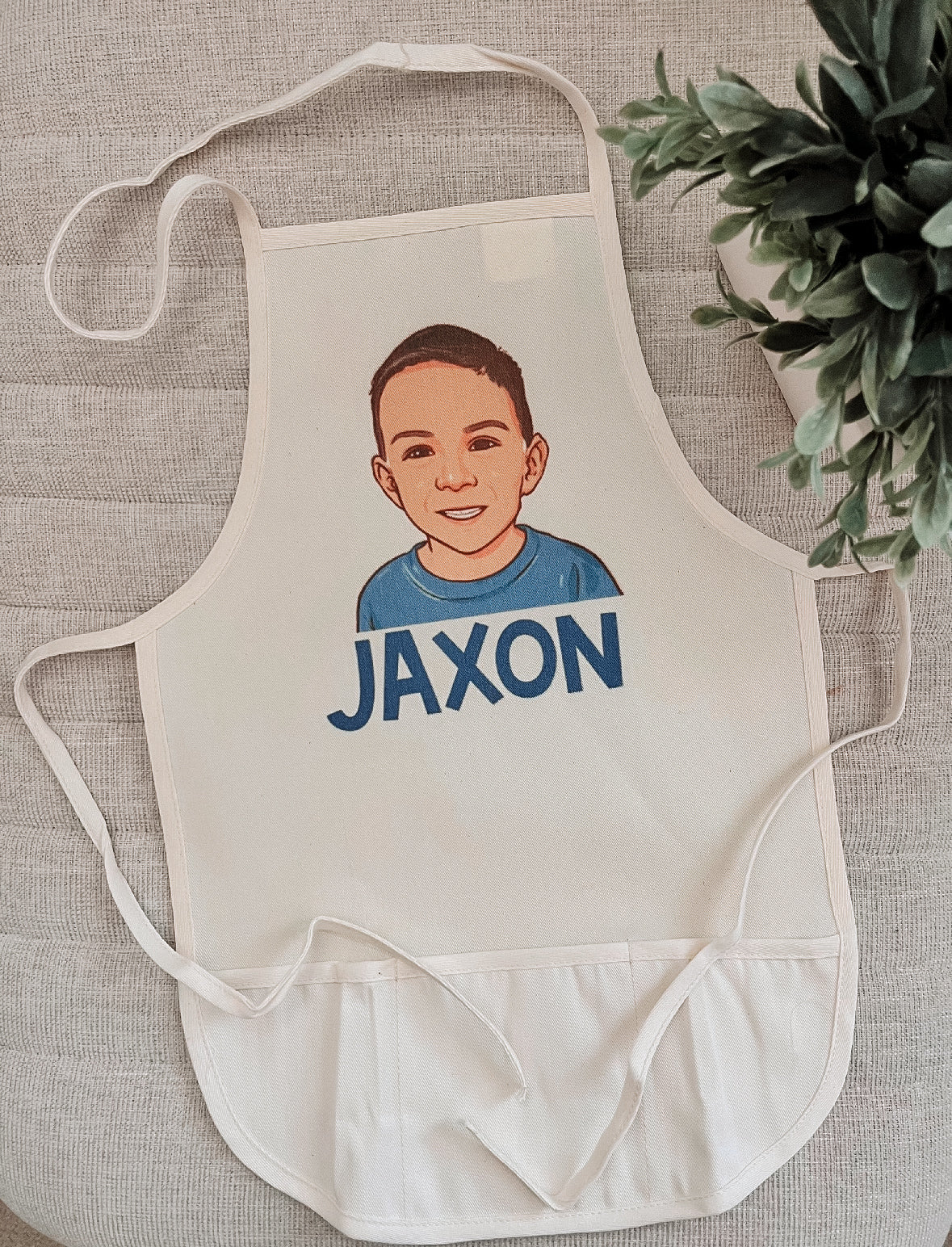 Delantal infantil personalizado