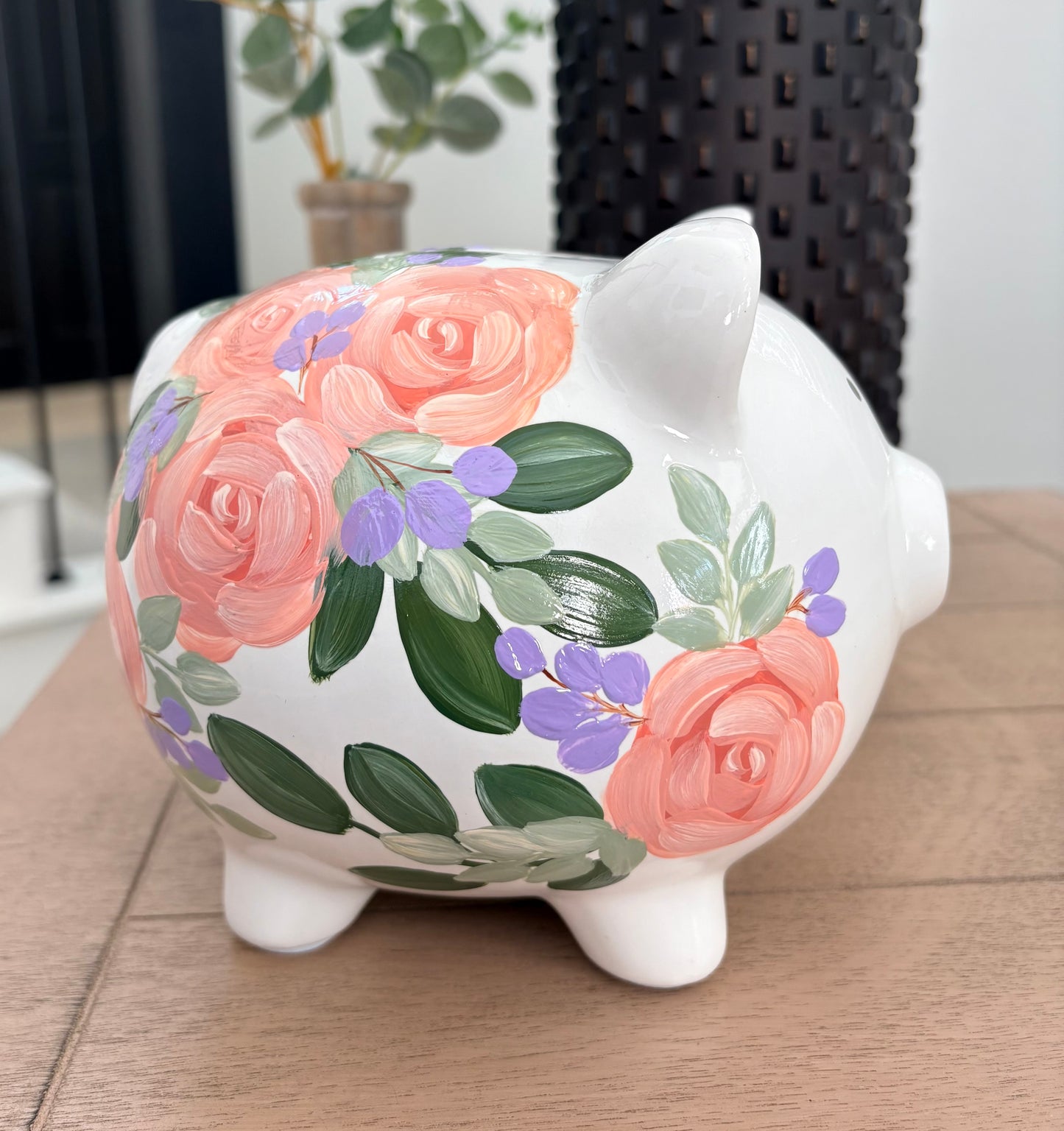 Hand Painted Piggy Bank