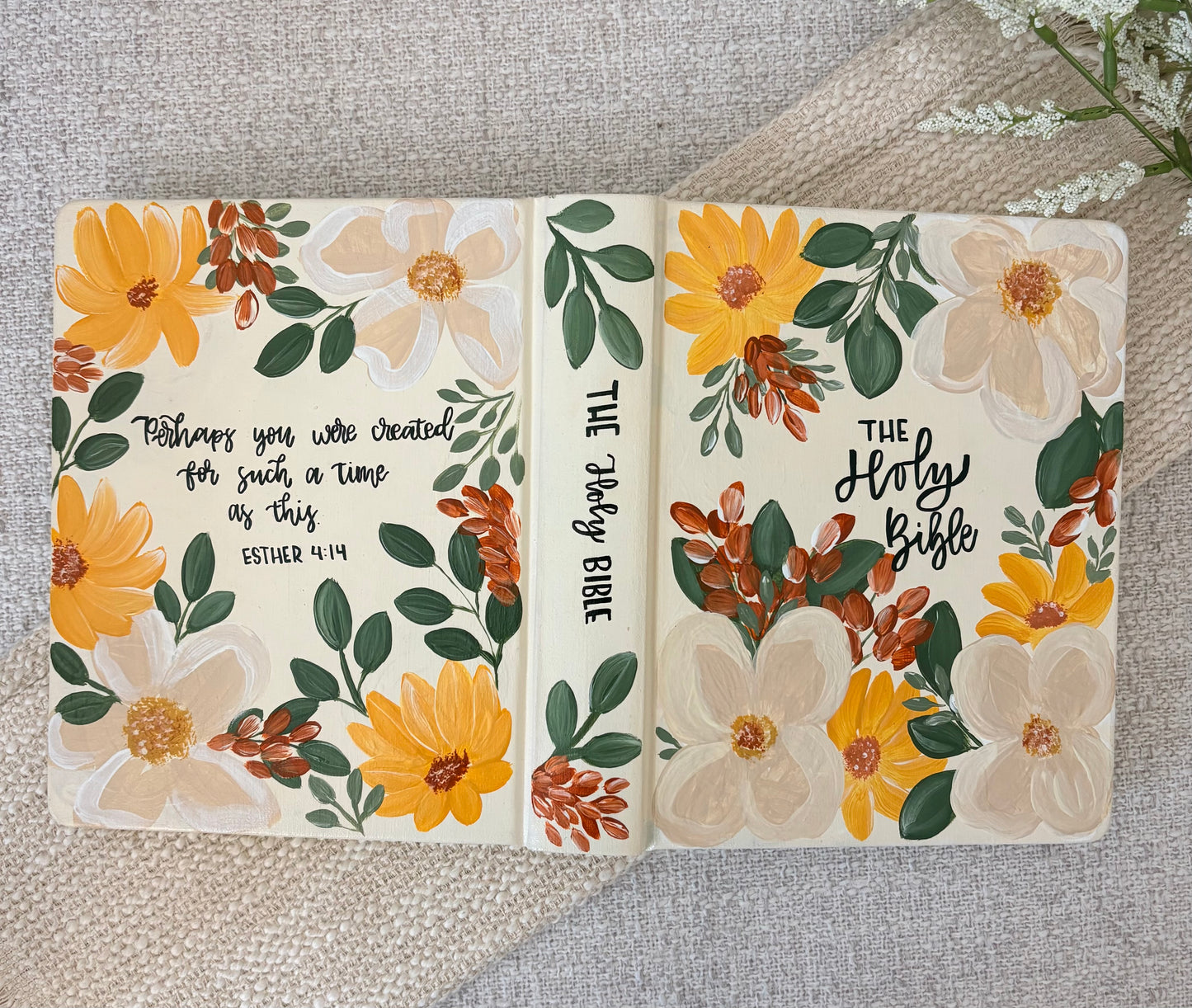 Hand painted Bible (Esther)