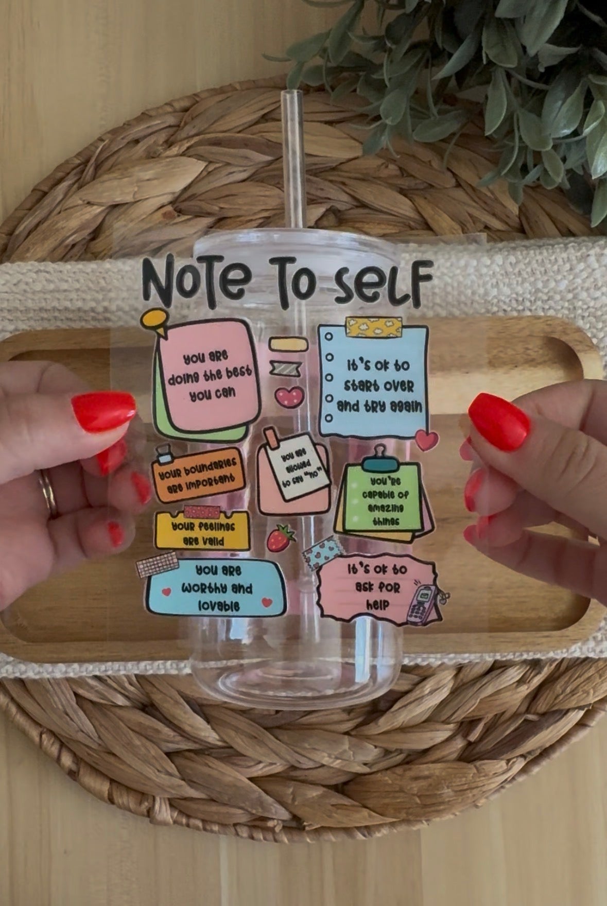 Note to Self cup