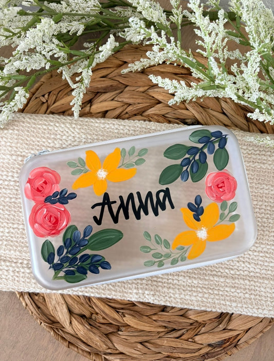 Hand Painted Floral Case