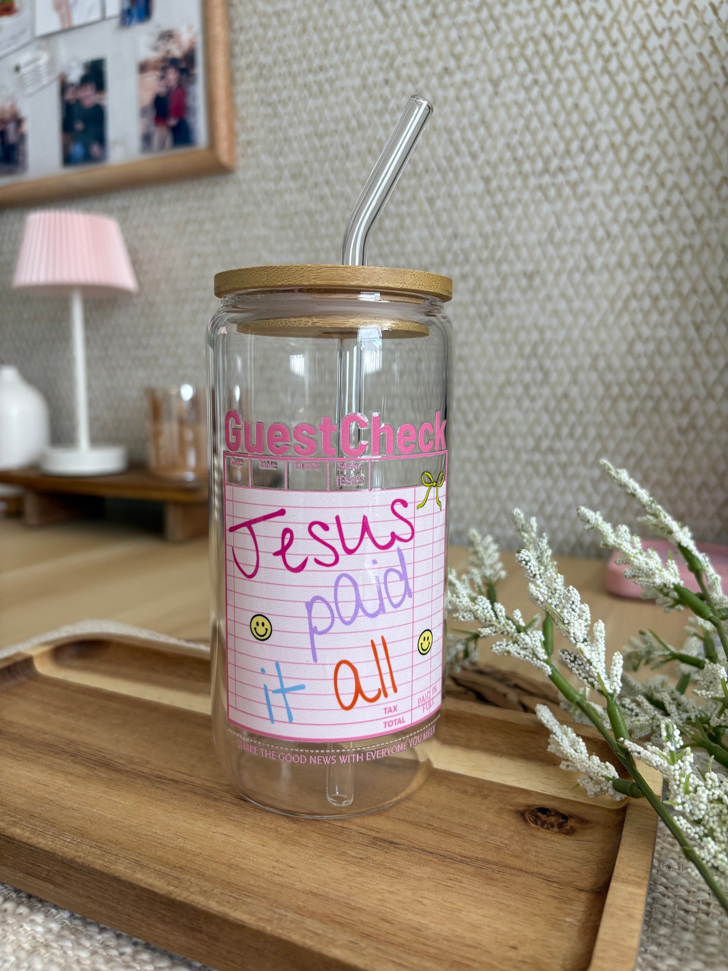 Jesus paid it all Libby Cup