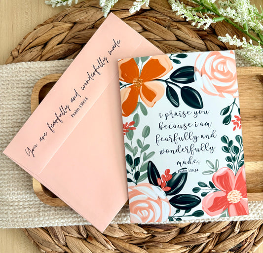 Psalm 139:14 Card