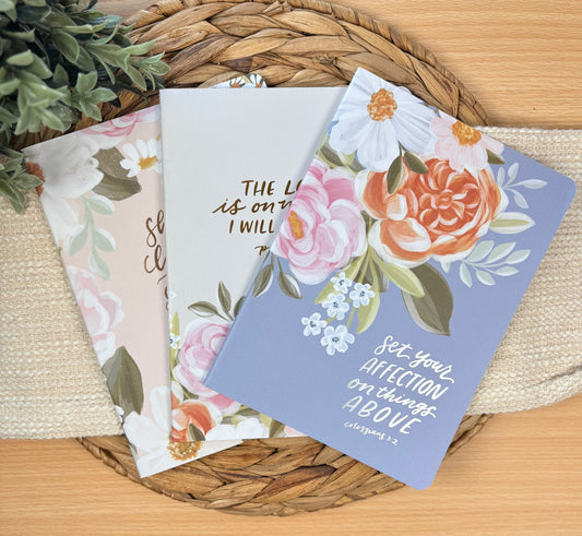 Notebook Set 3pc Lg Floral Set Your Affection Col. 3:2